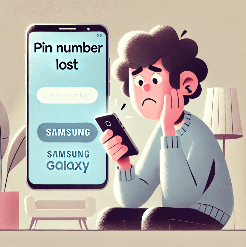 갤럭시 PIN번호 분실