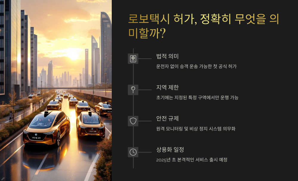 로보택시 허가, 정확히 무엇을 의미할까?