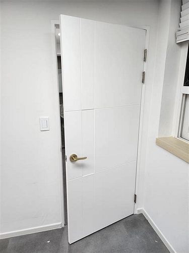 문 시트지 시공