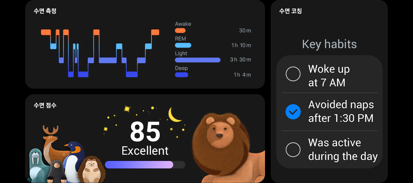 갤럭시 핏3 기능