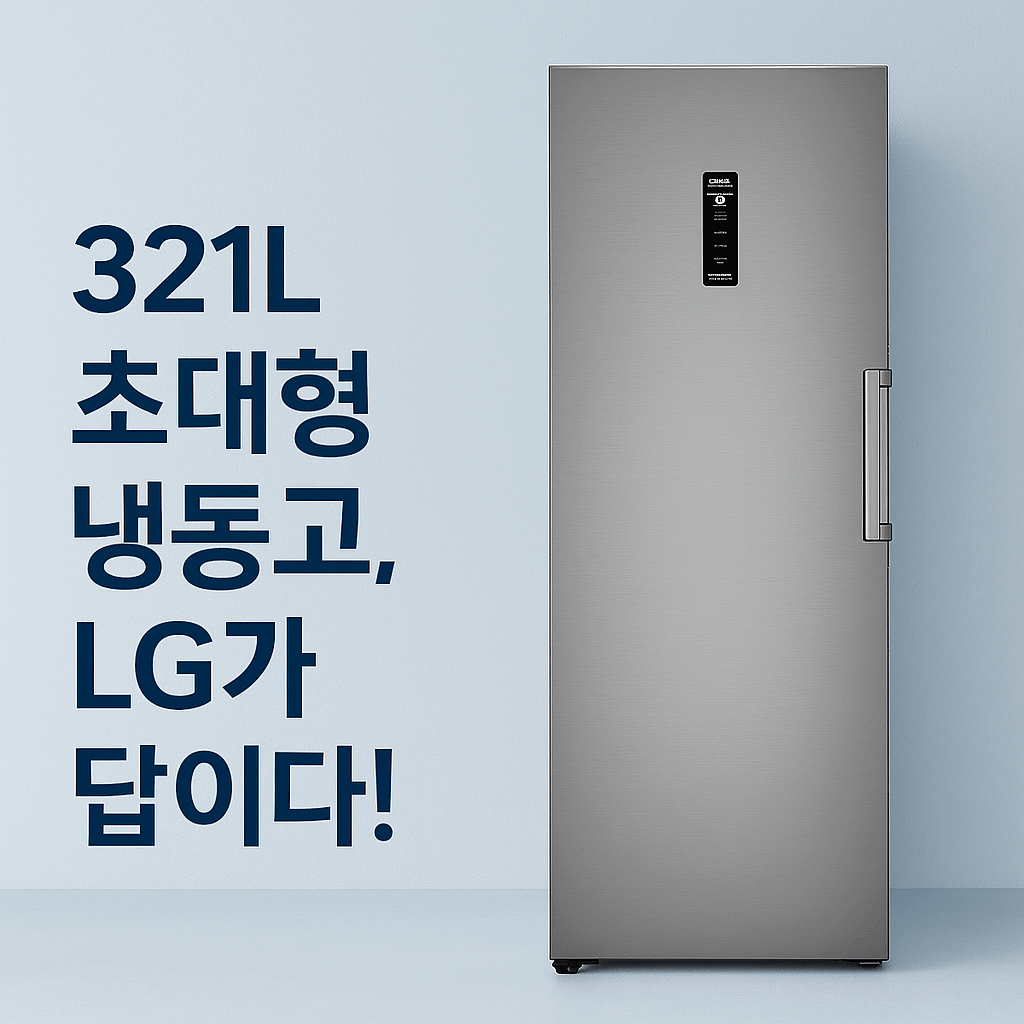 LG 원도어 냉동고 321L