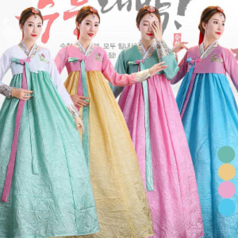 여성용 한복세트 전통한복 결혼식 무대 공연 한복 ZH23031001
