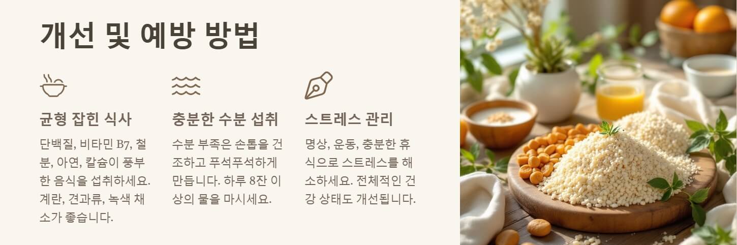 손톱에 세로줄이 생기는 이유