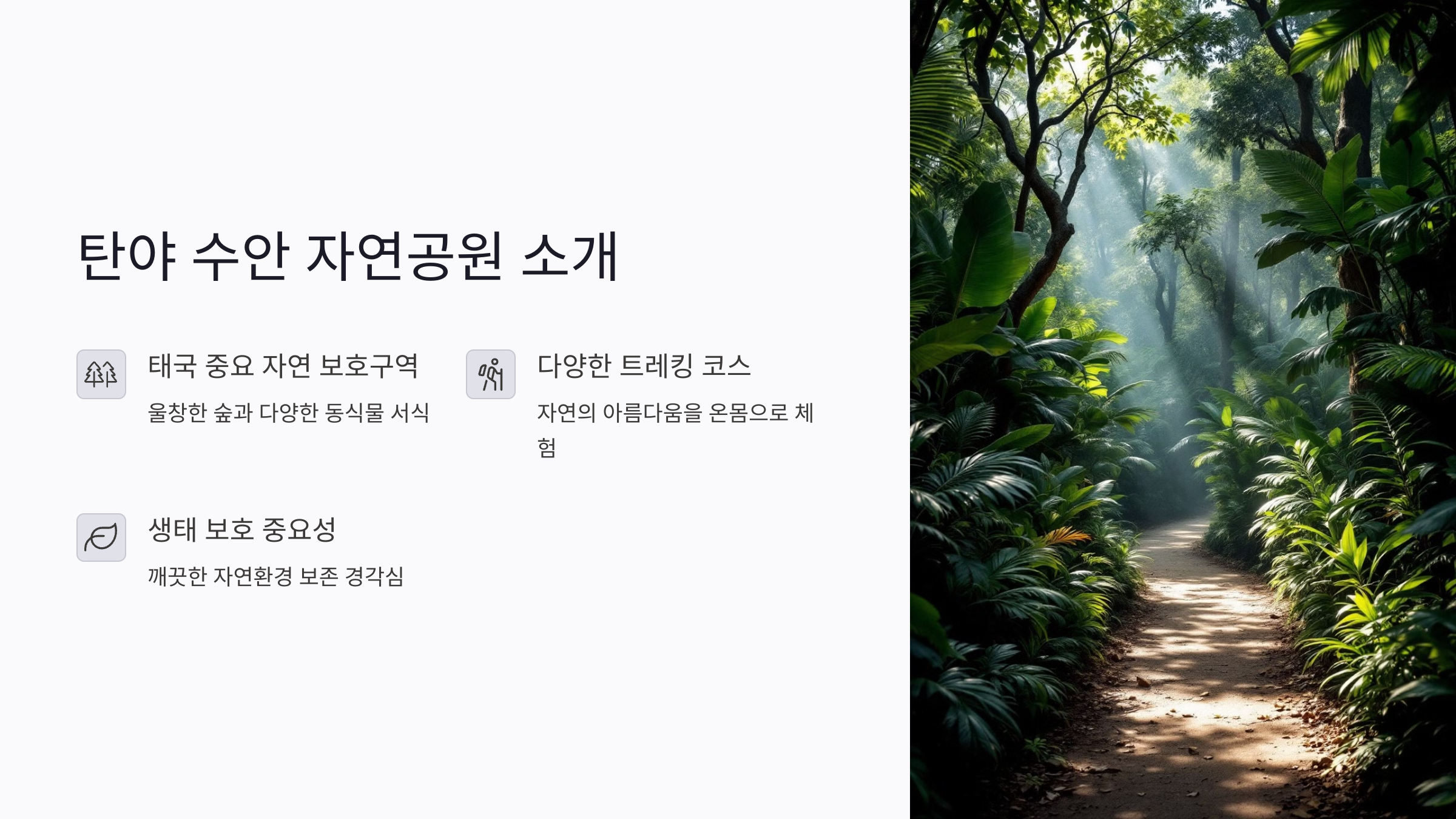 탄야 수안 자연공원 탐방: 태국 최고의 자연 보호구역