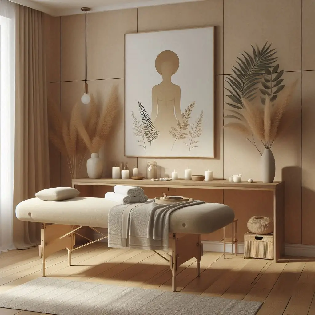 피부,체형관리 샵 배경