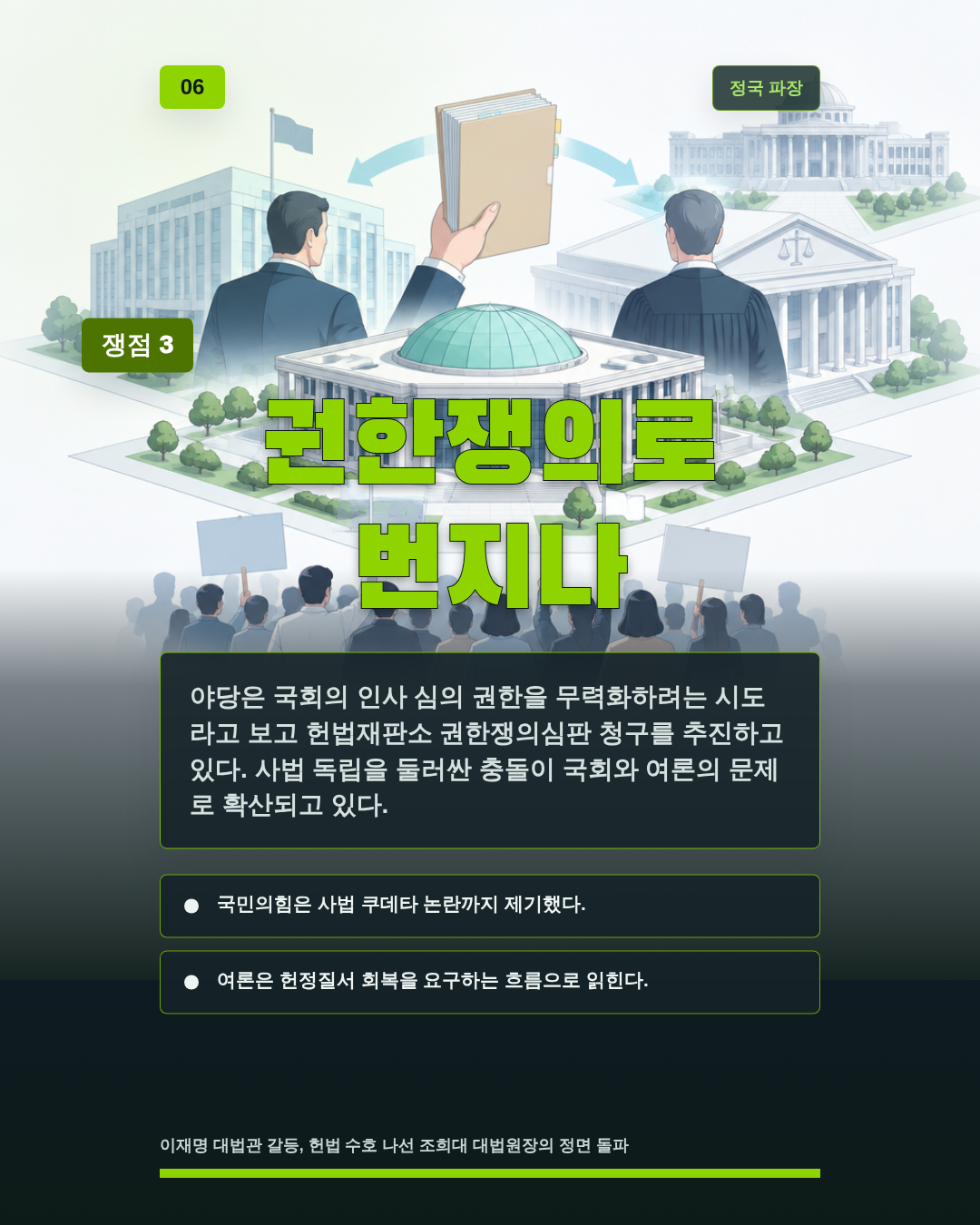 권한쟁의로 번지나