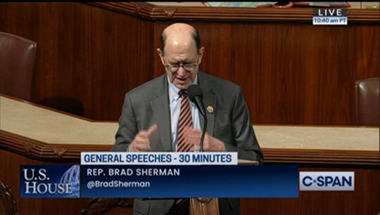 미국-연방-하원의원-브래드-셔먼-사진입니다.
