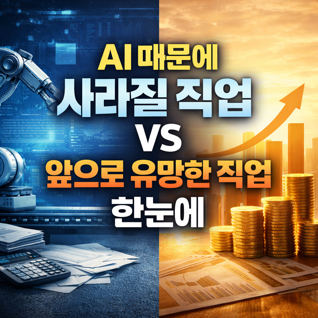 AI 때문에 사라질 가능성이 높은 직업과 앞으로 유망한 직업 정리