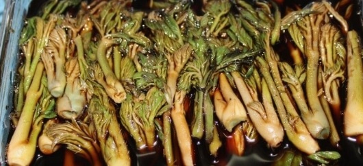 두릅 데치는 시간