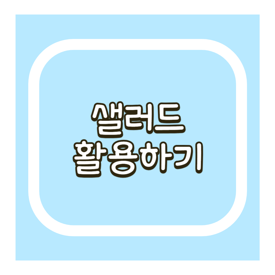 콜라비 샐러드 활용