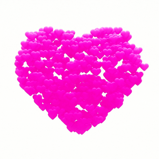 움직이는 생일 축하 문구 이미지 메세지 꽃다발