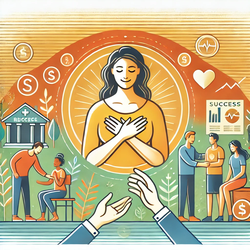 경제적자유-부자-도움-일러스트-영향력있는사람