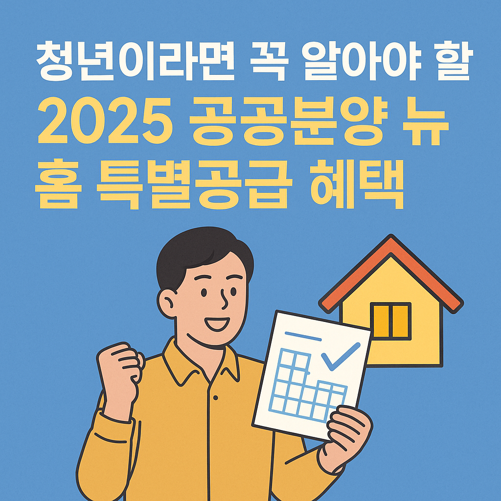 청년주택 뉴홈 특별공급