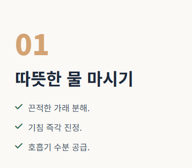 기침 가래 멈추는 방법