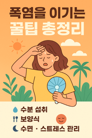 이례적 폭염! 건강 지키는 여름 꿀팁 총정리