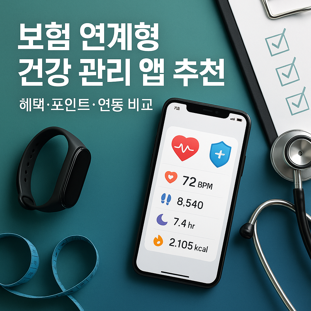 보험 연계형 건강 관리 앱 추천 썸네일