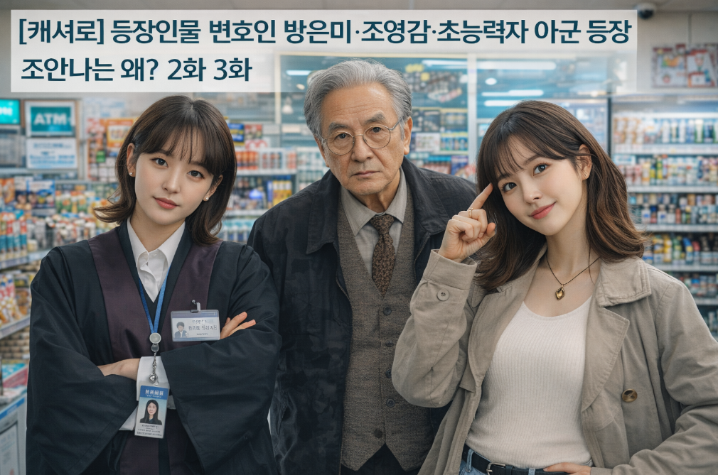 캐셔로 방은미 조영감 초능력 비밀, 조안나 등장 이유는?