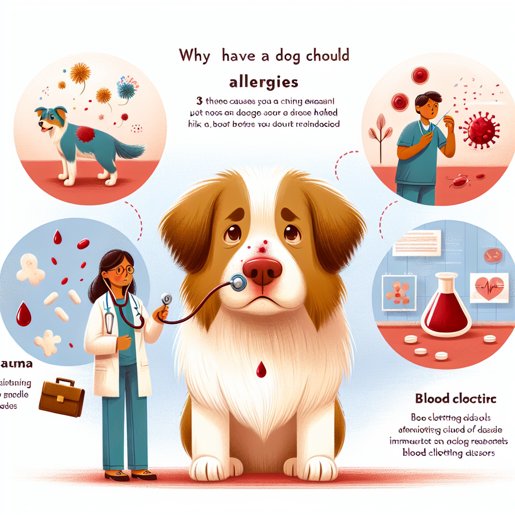 내 강아지 코피가 나는 이유는? 3가지 원인과 수의사를 만나야 할 때