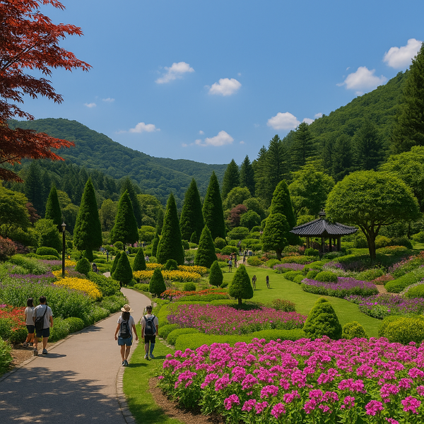 가평 아침고요수목원 사진