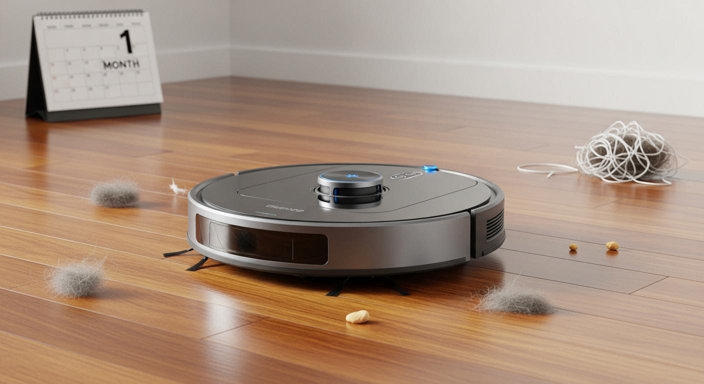 털 엉킴 로봇청소기 1달 사용 후기