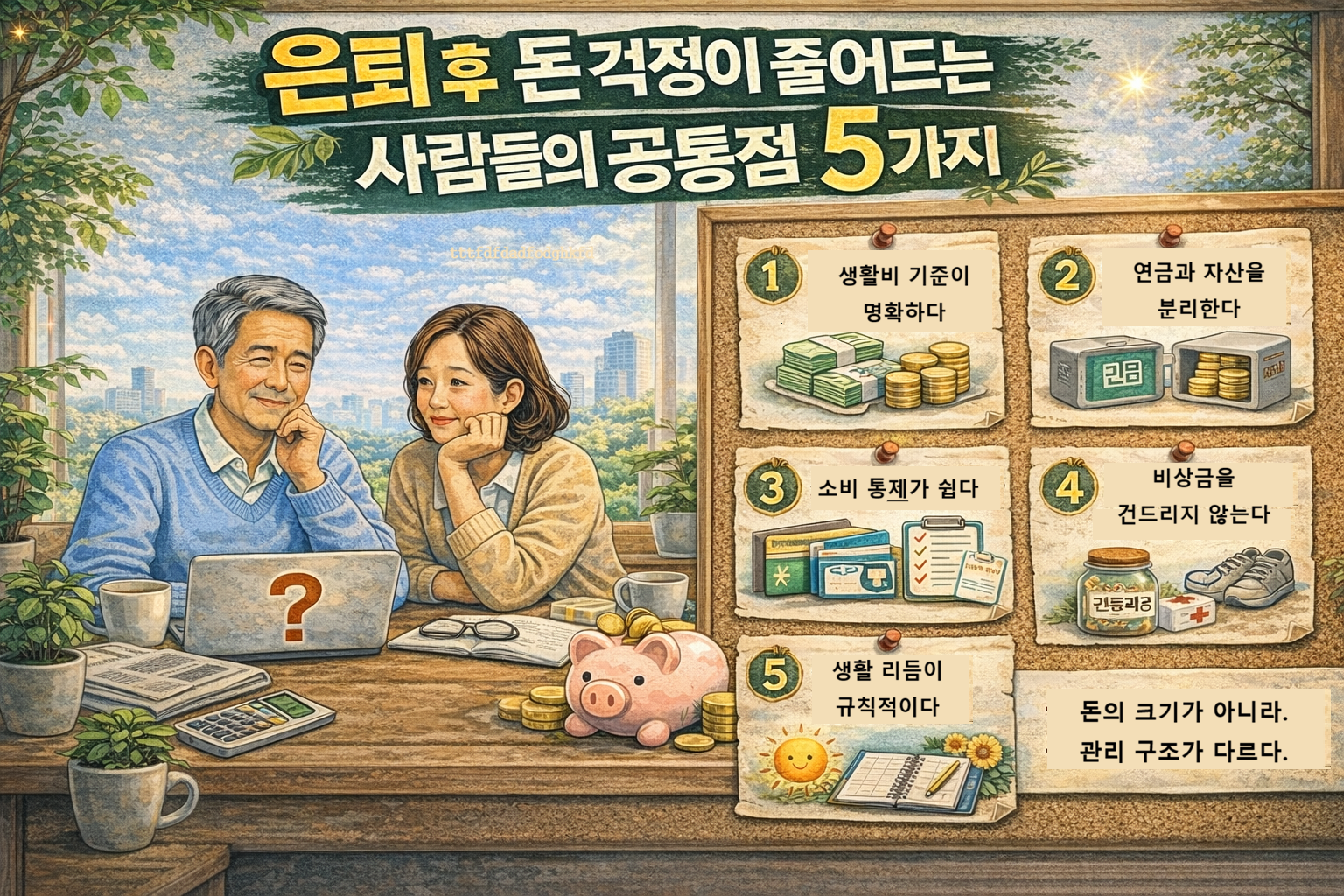 은퇴 후 돈 걱정이 줄어드는 사람들의 공통점 5가지