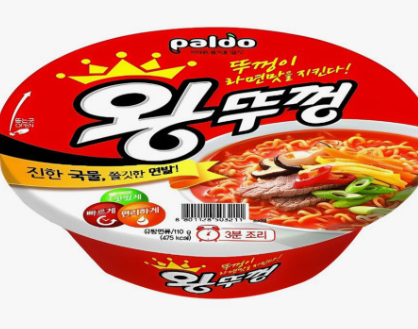 2025년 한국에서 가장 인기 있는 컵라면 TOP 10