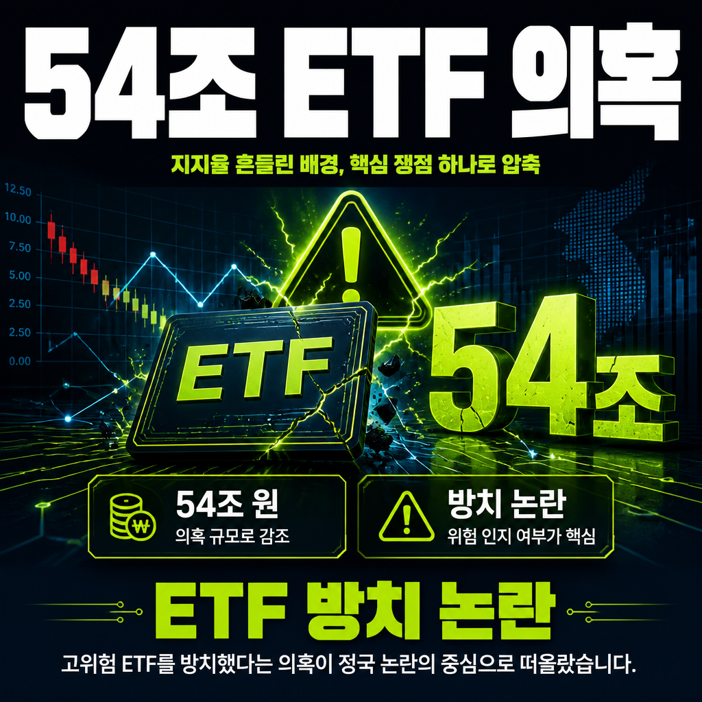 54조 ETF 의혹