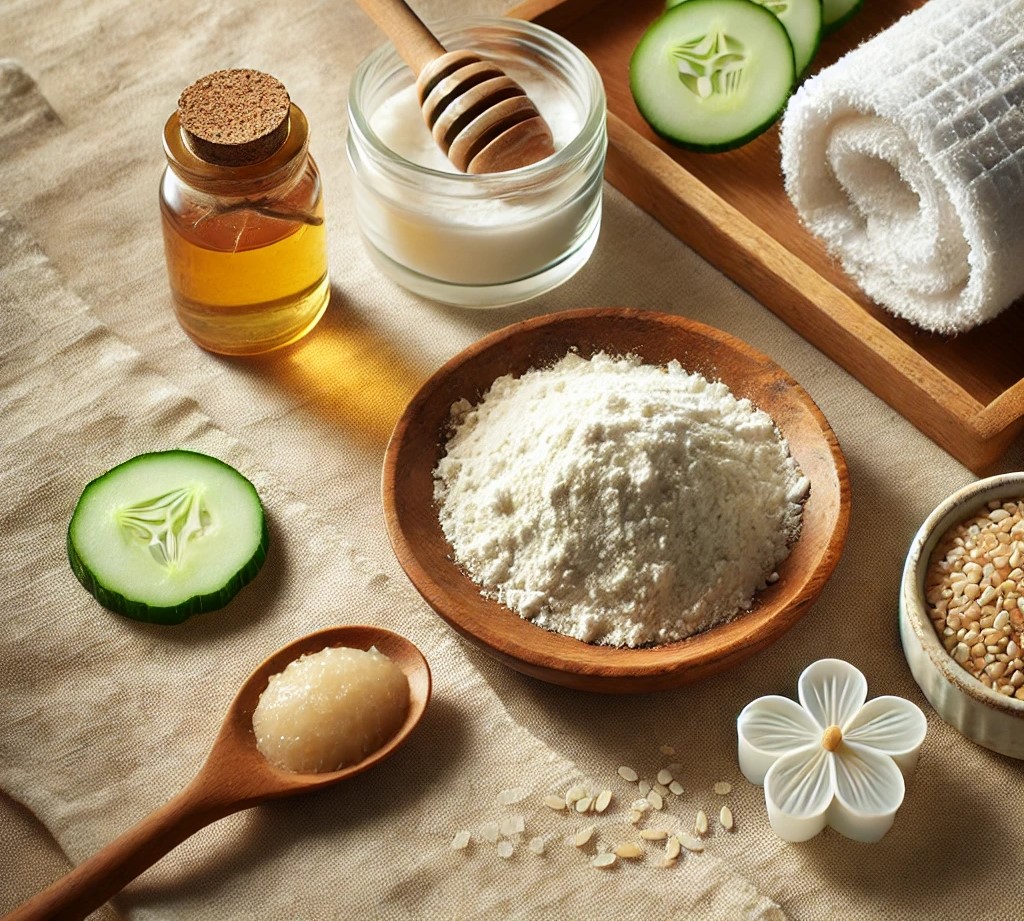 쌀가루 마스크팩