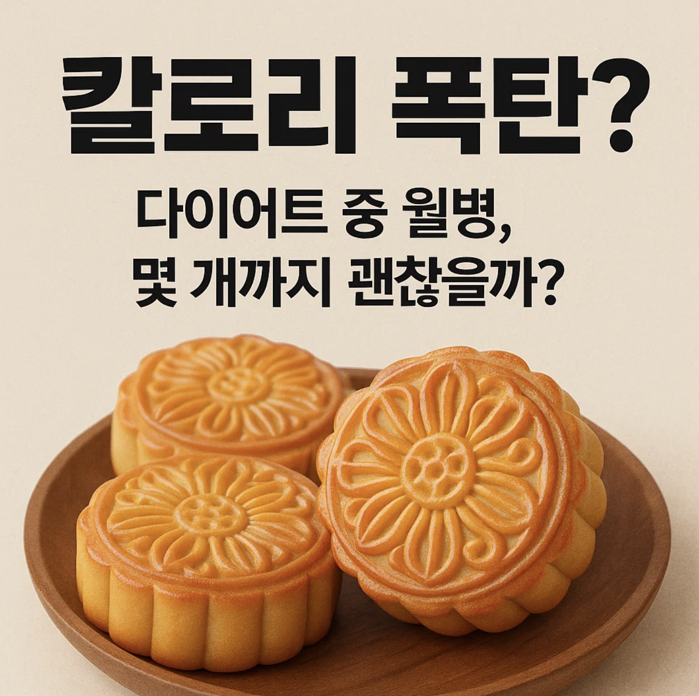 칼로리 폭탄? 다이어트 중 월병, 몇 개까지 괜찮을까?