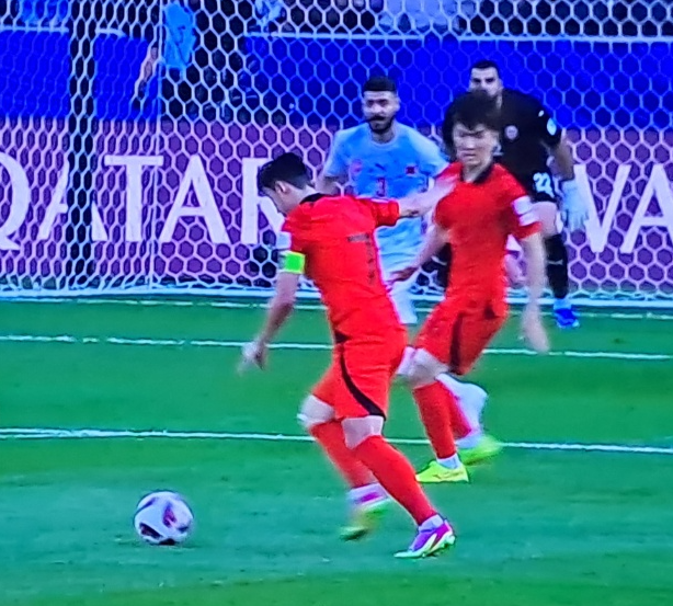 대한민국 vs 바레인 경기모습