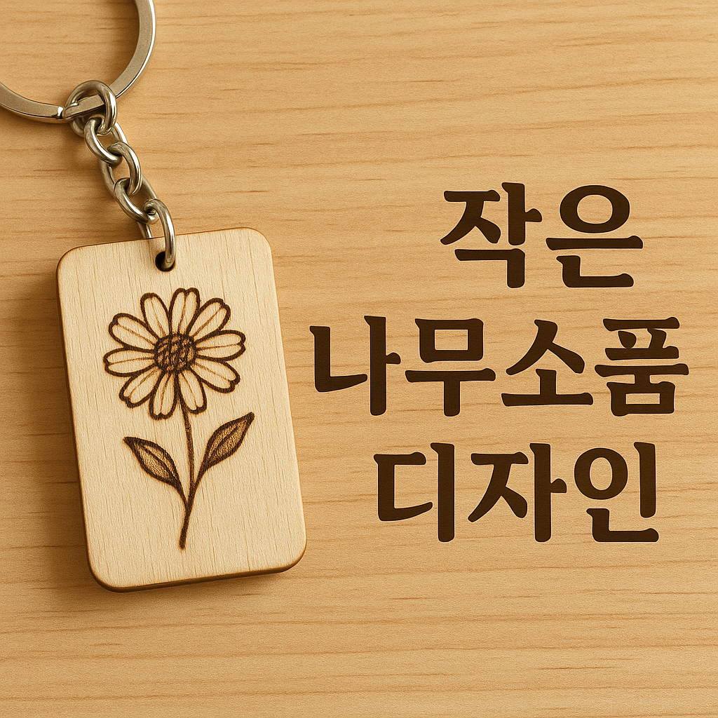 작은 나무소품 디자인