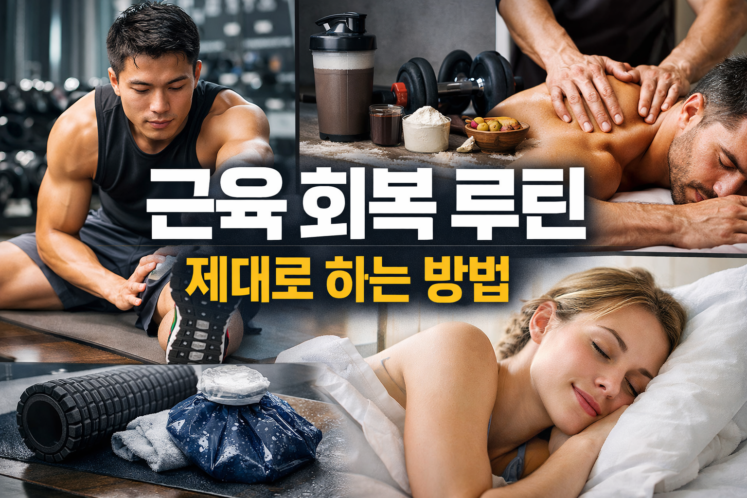근육 회복 루틴