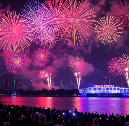 여의도불꽃축제그림
