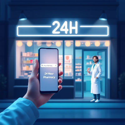 24시간 약국 찾기｜공공심야약국 이미지