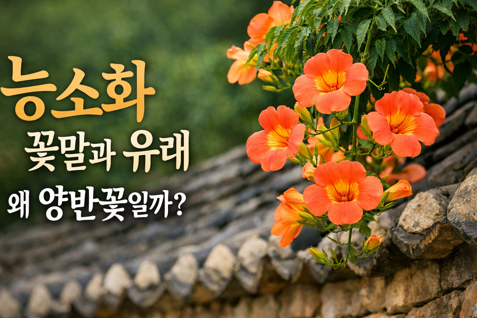 능소화 꽃말
