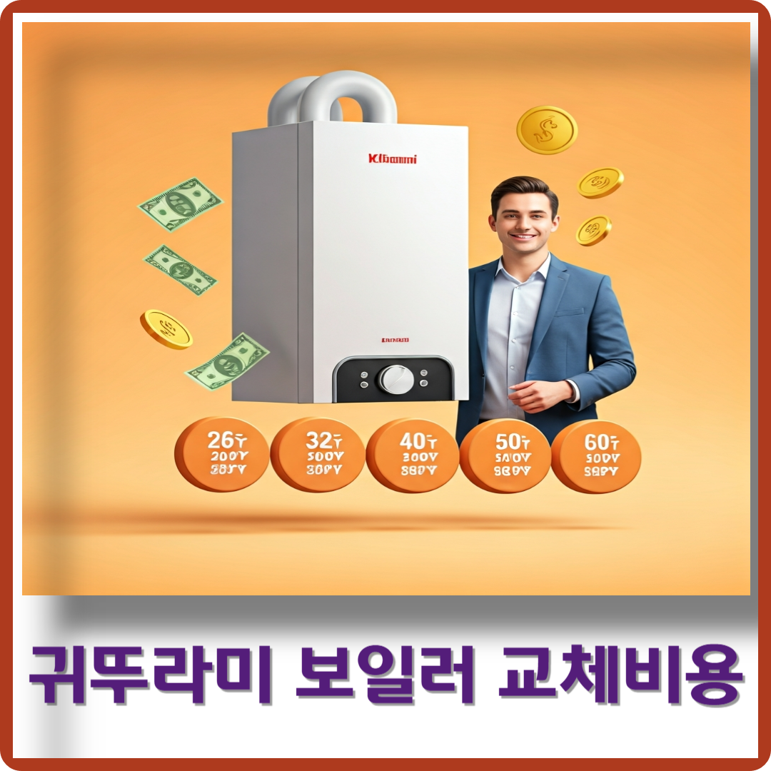 귀뚜라미 보일러 교체비용 이미지