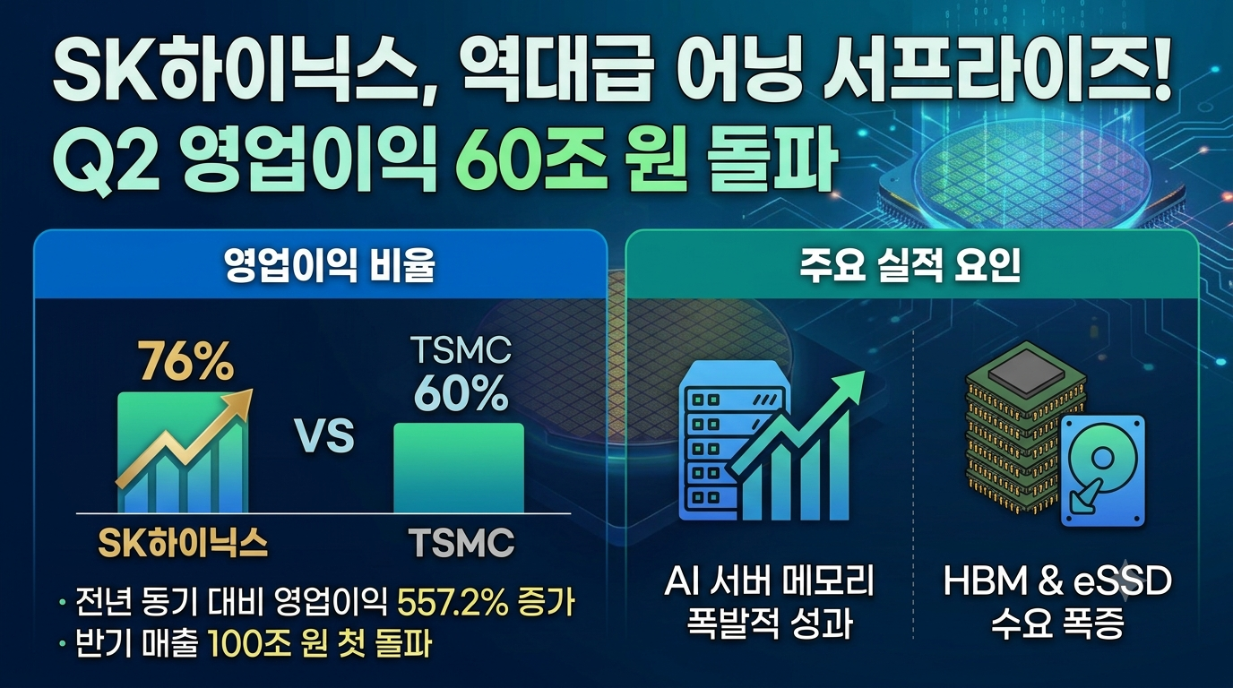 SK하이닉스, 역대급 어닝 서프라이즈