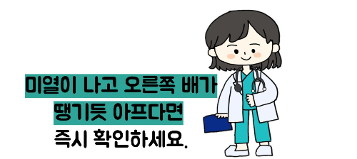 맹장염 초기증상