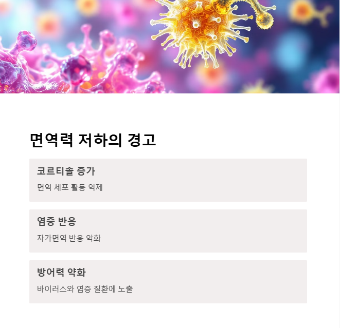 몸이 보내는 경고 신호들