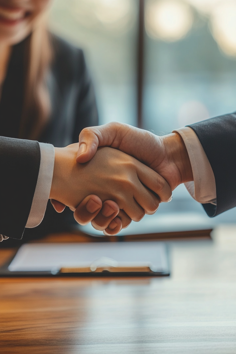 악수하는 꿈 상황