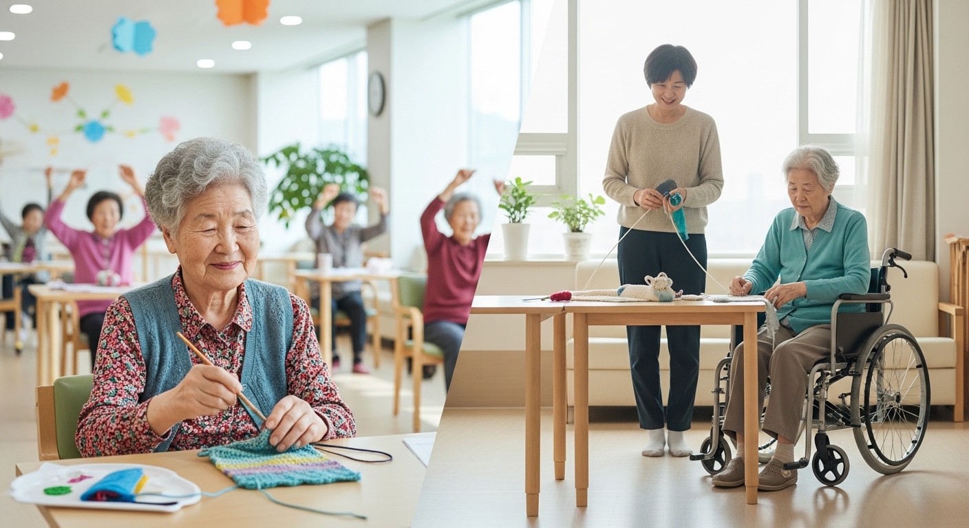 주간보호센터와 요양원 비교
