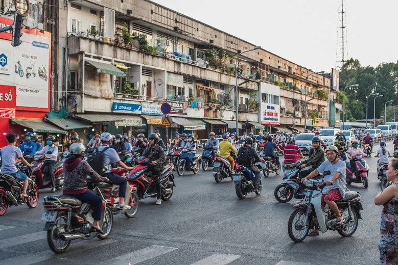 Vietnam Hochiminh street