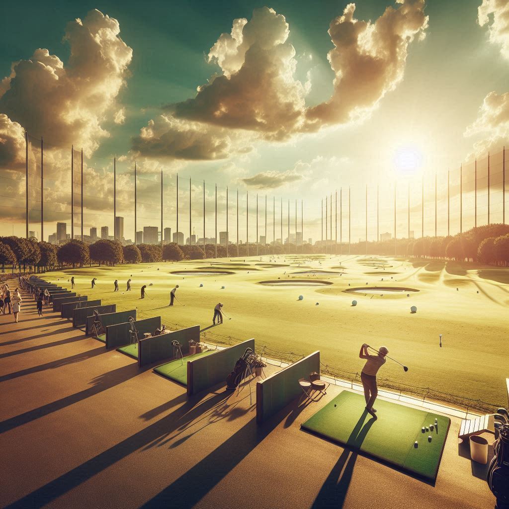 실외골프연습장 배경
