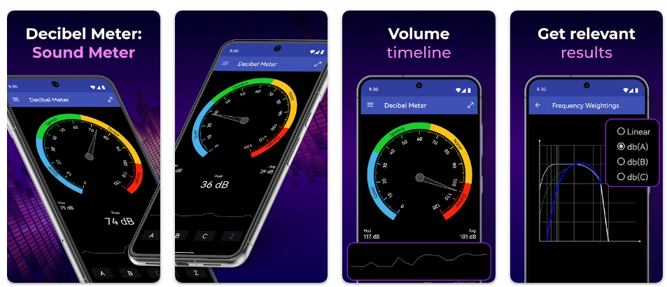데시벨 측정기: 소음측정기어플