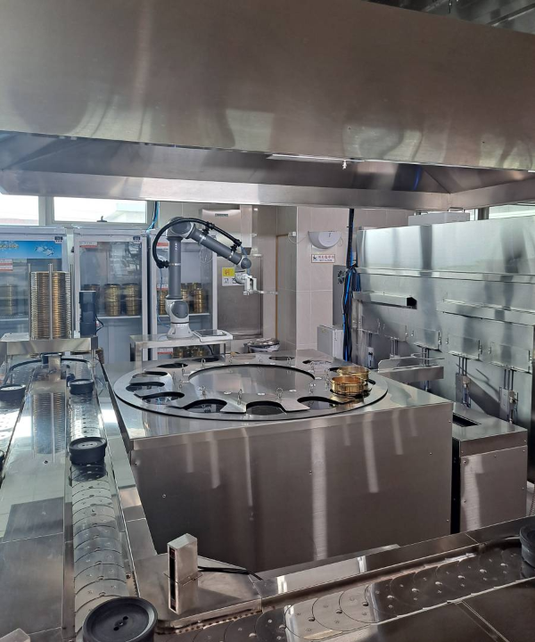 문막휴게소 로봇조리중