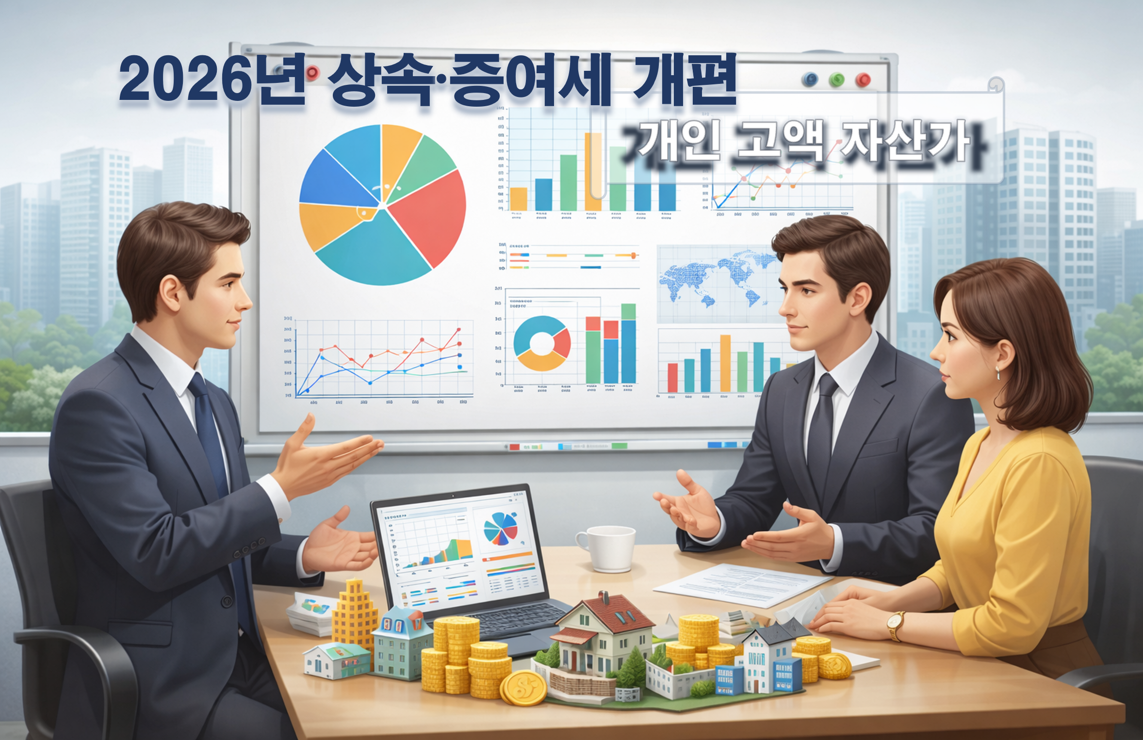 2026년 개인 고액자산가, 상속&middot;증여세 개편 기준
개편 내용, 영향도, 준비 전략, 대응 전략, 포트폴리오 재구성, 사례
