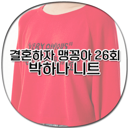 결혼하자 맹꽁아 26회 박하나 니트