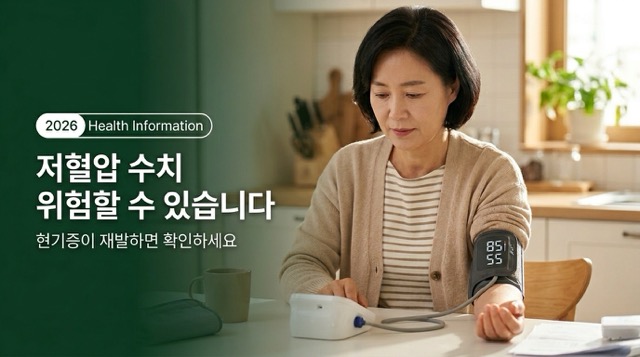 저혈압 수치 이 정도면 위험합니다 기준 위험 신호 안내 썸네일