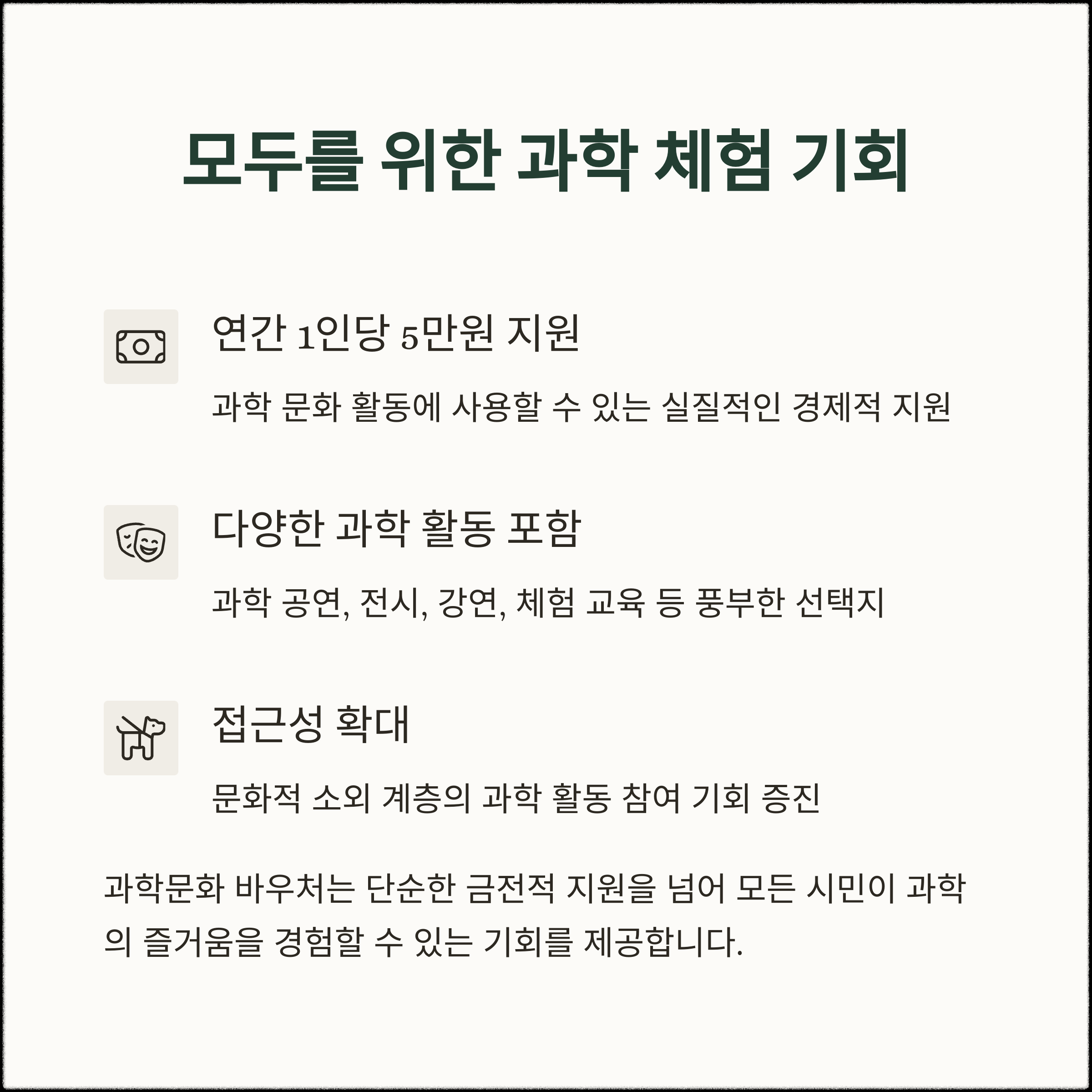 과학을 중심으로 한 체험 활동