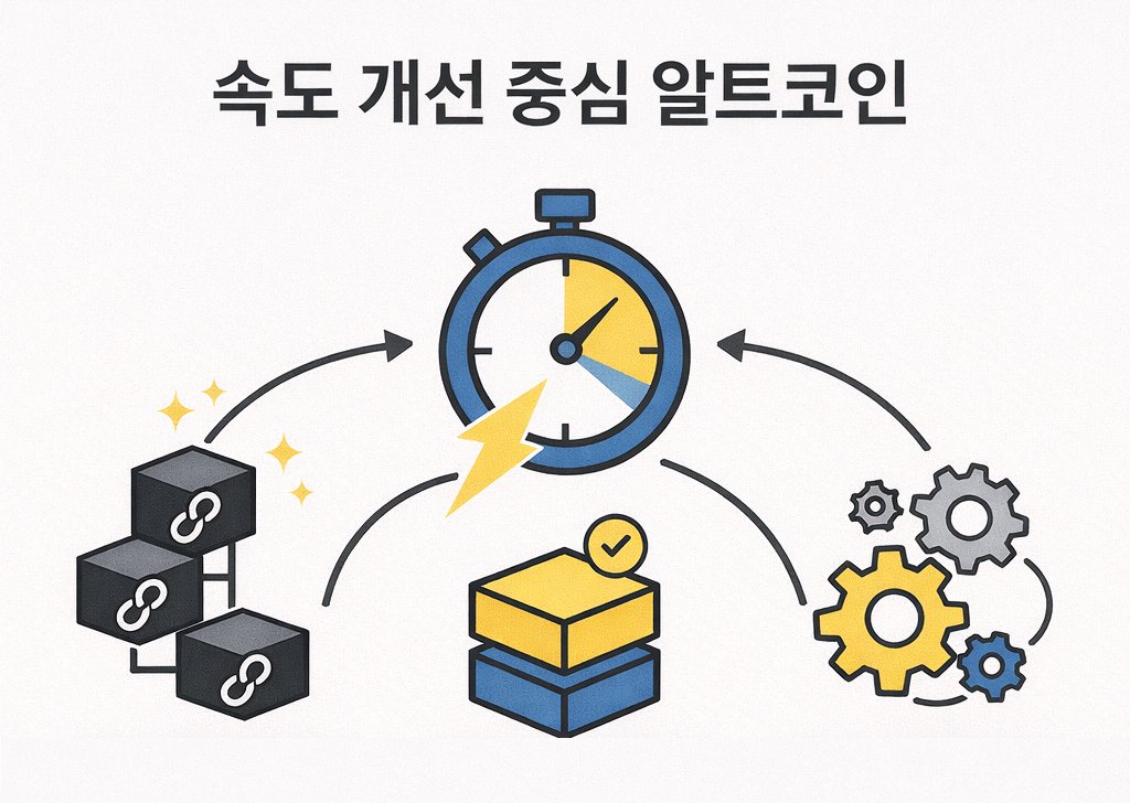 속도 개선 중심 알트코인